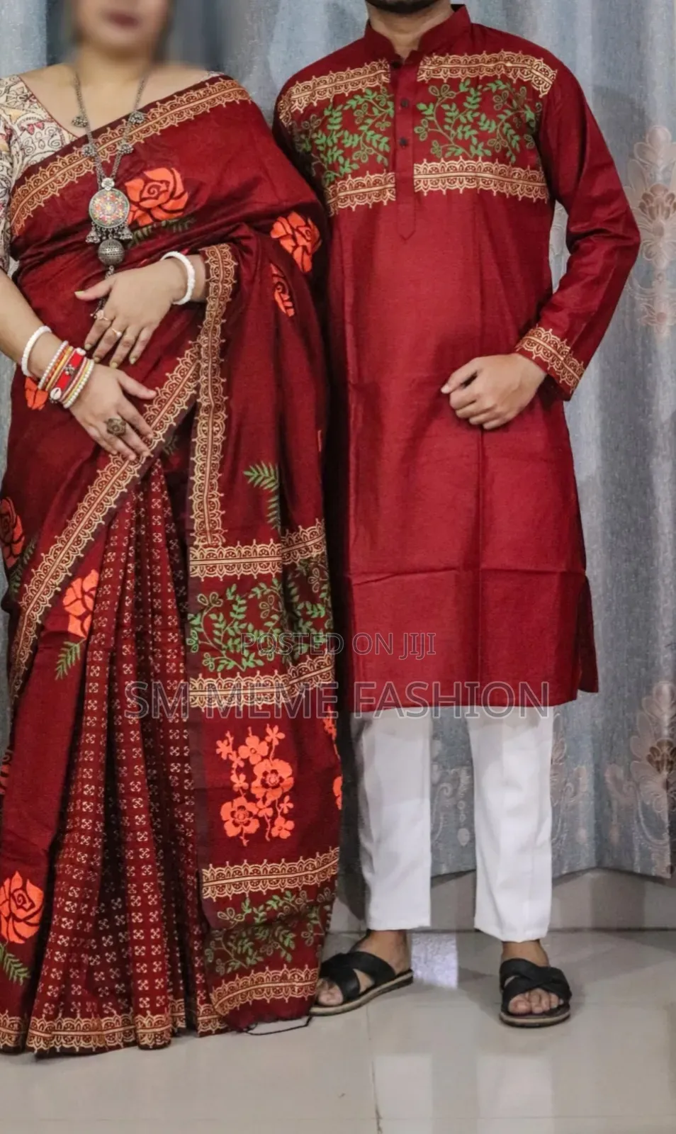 Saree Panjabi Couple Set