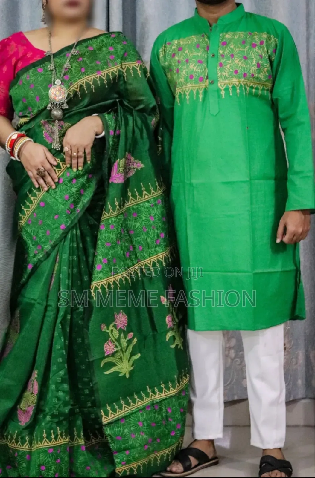 Saree Panjabi Couple Set