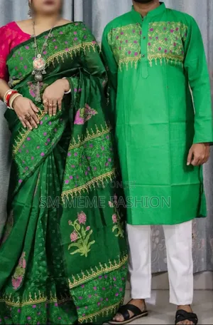 Saree Panjabi Couple Set