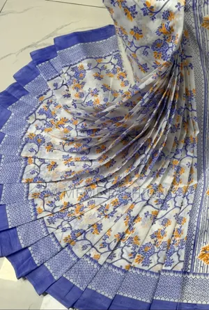 Half Silk Print Sharee