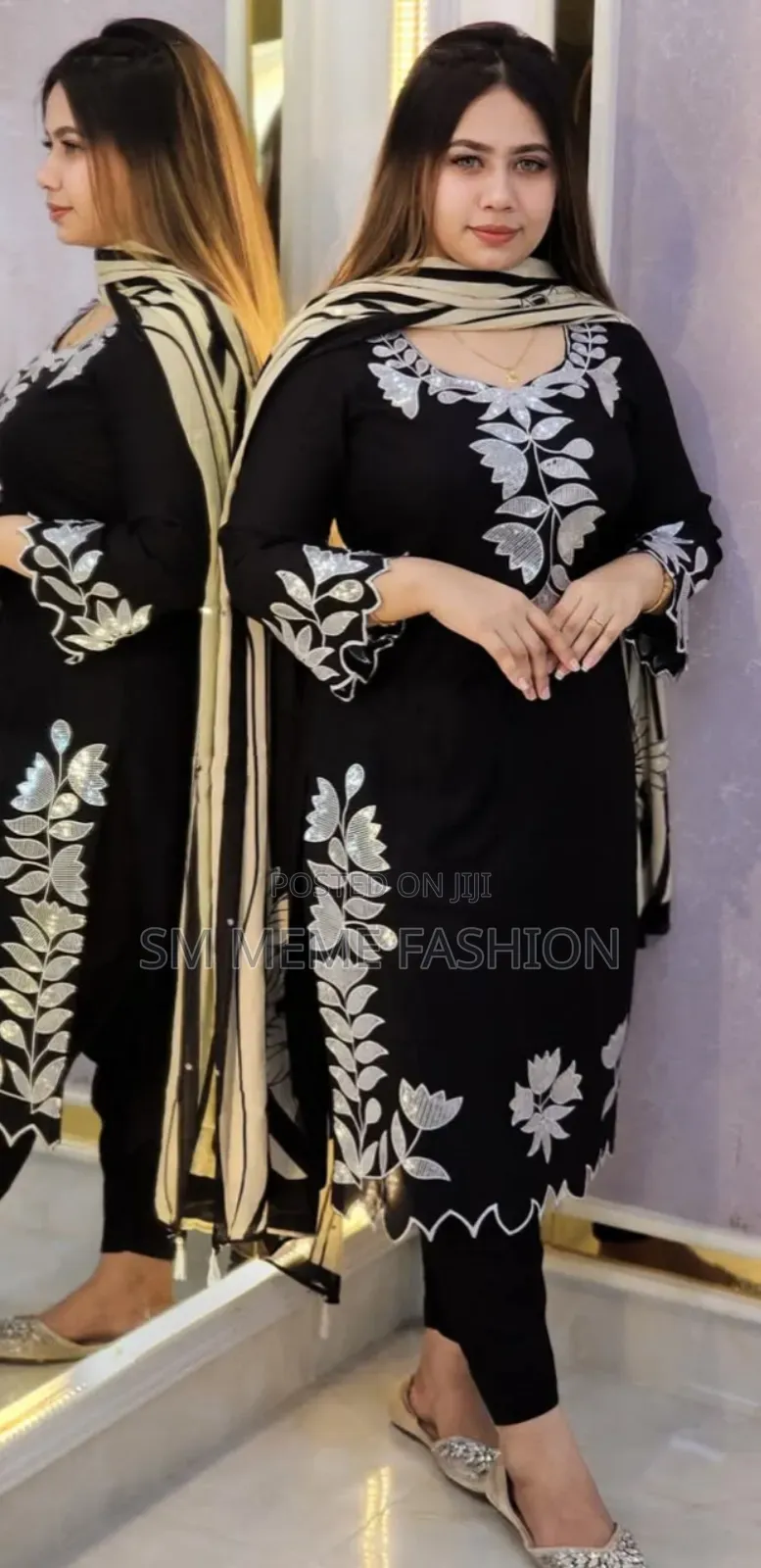 Embroidery Sequence Three Piece