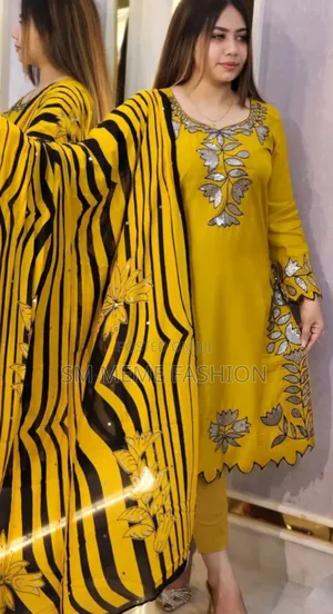 Embroidery Sequence Three Piece