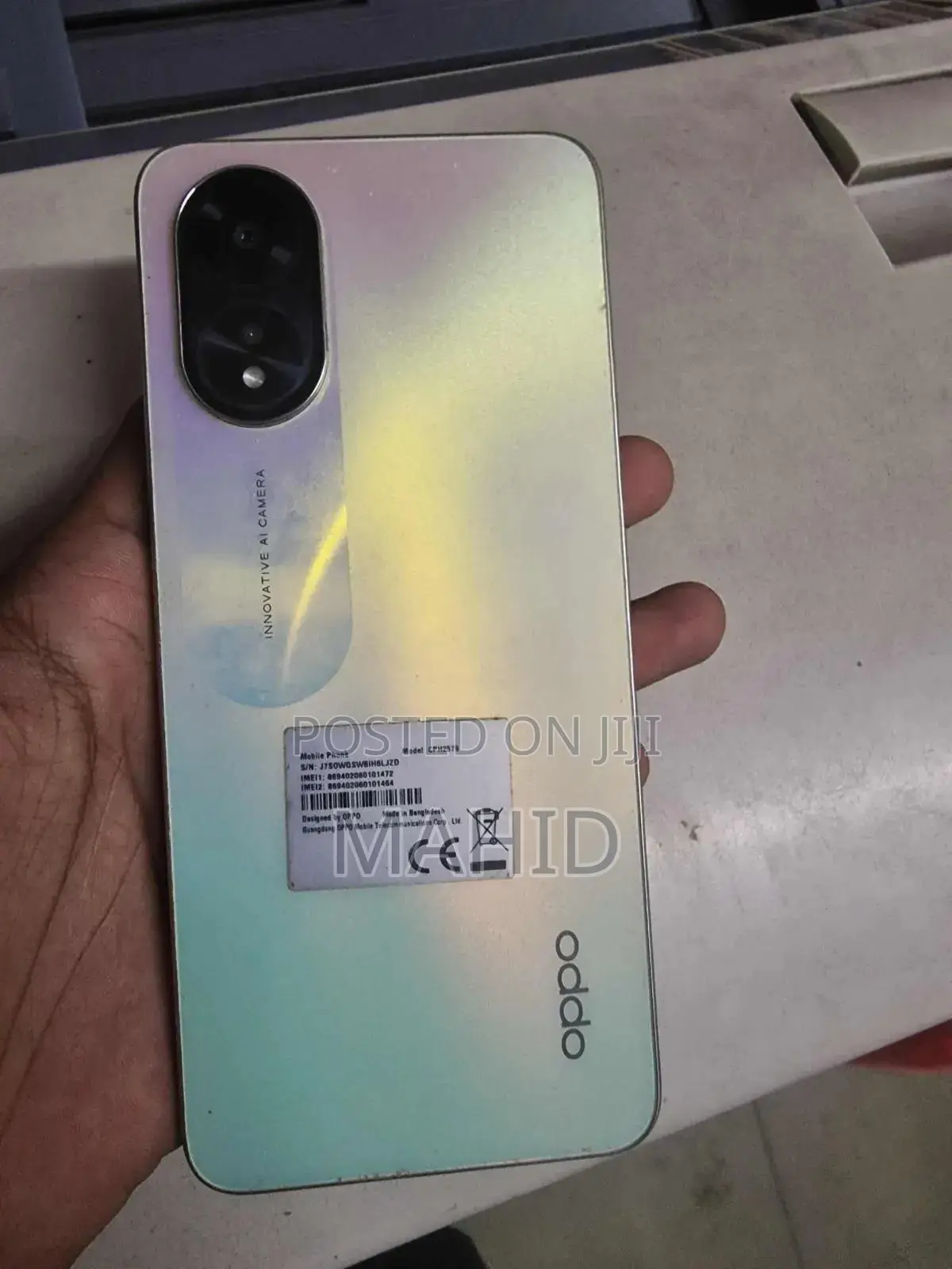 New Oppo A38 128 GB Yellow