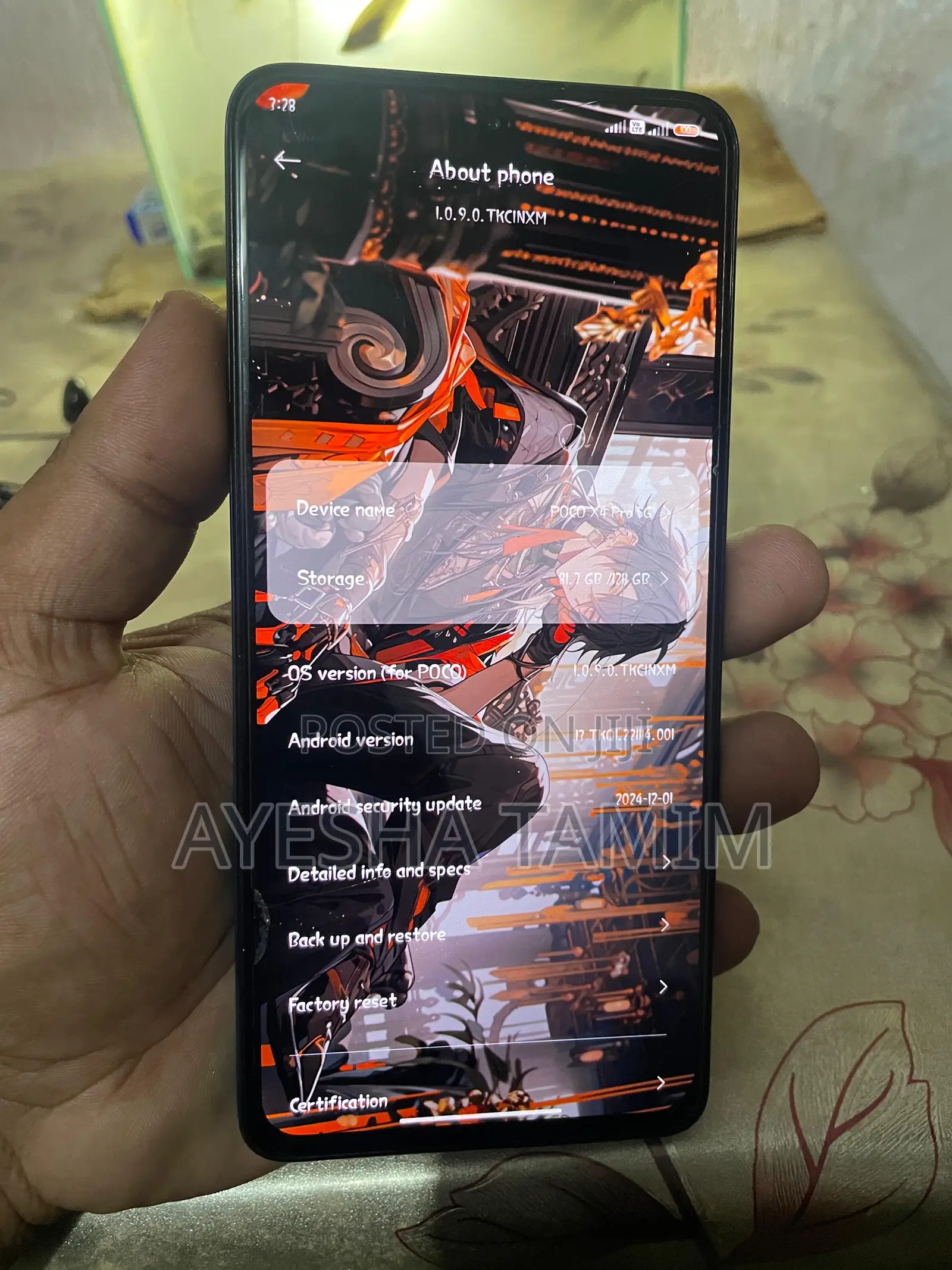 Xiaomi Poco X4 Pro 5G 128 GB Blue