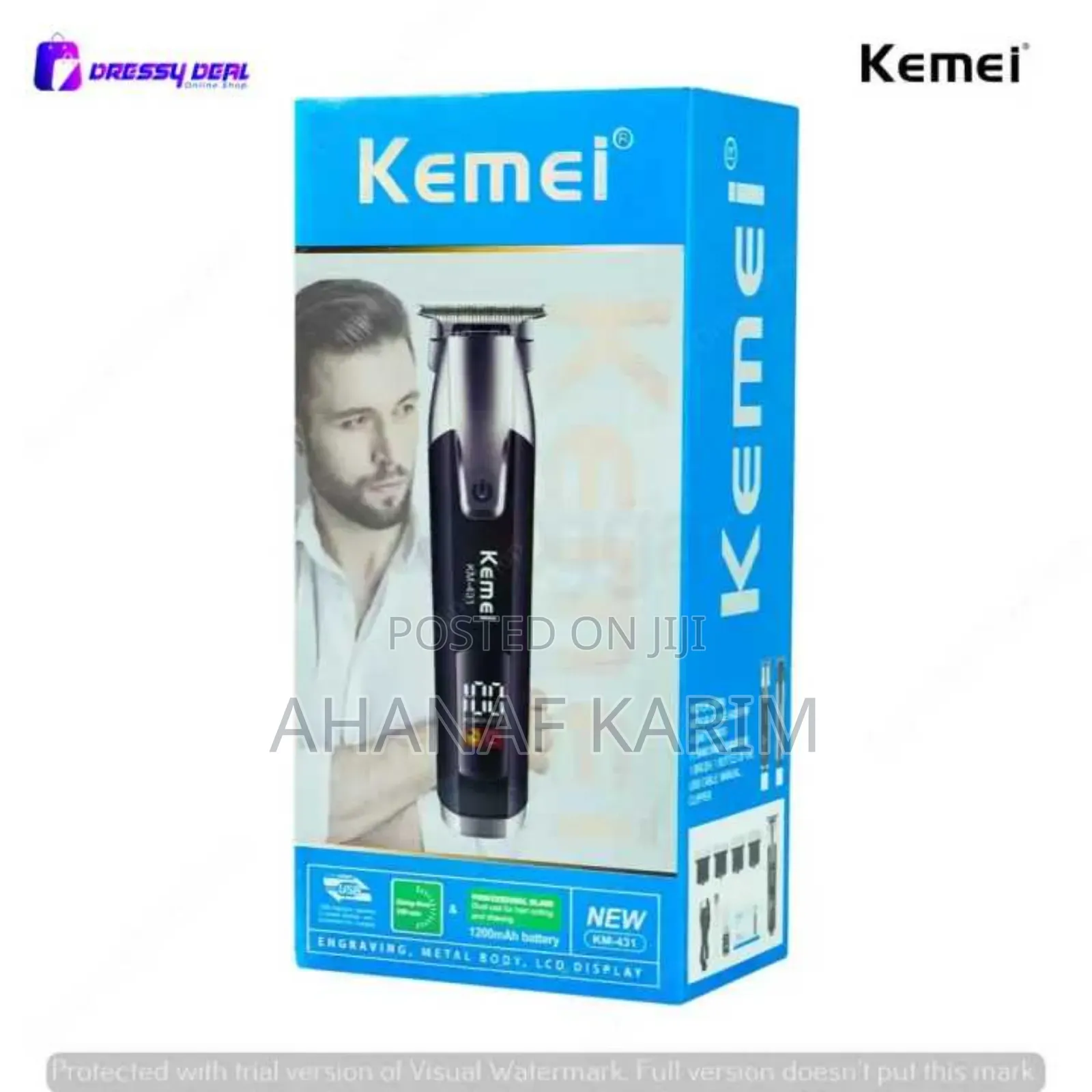 Kemei Km-431 Hair Trimmer for Men