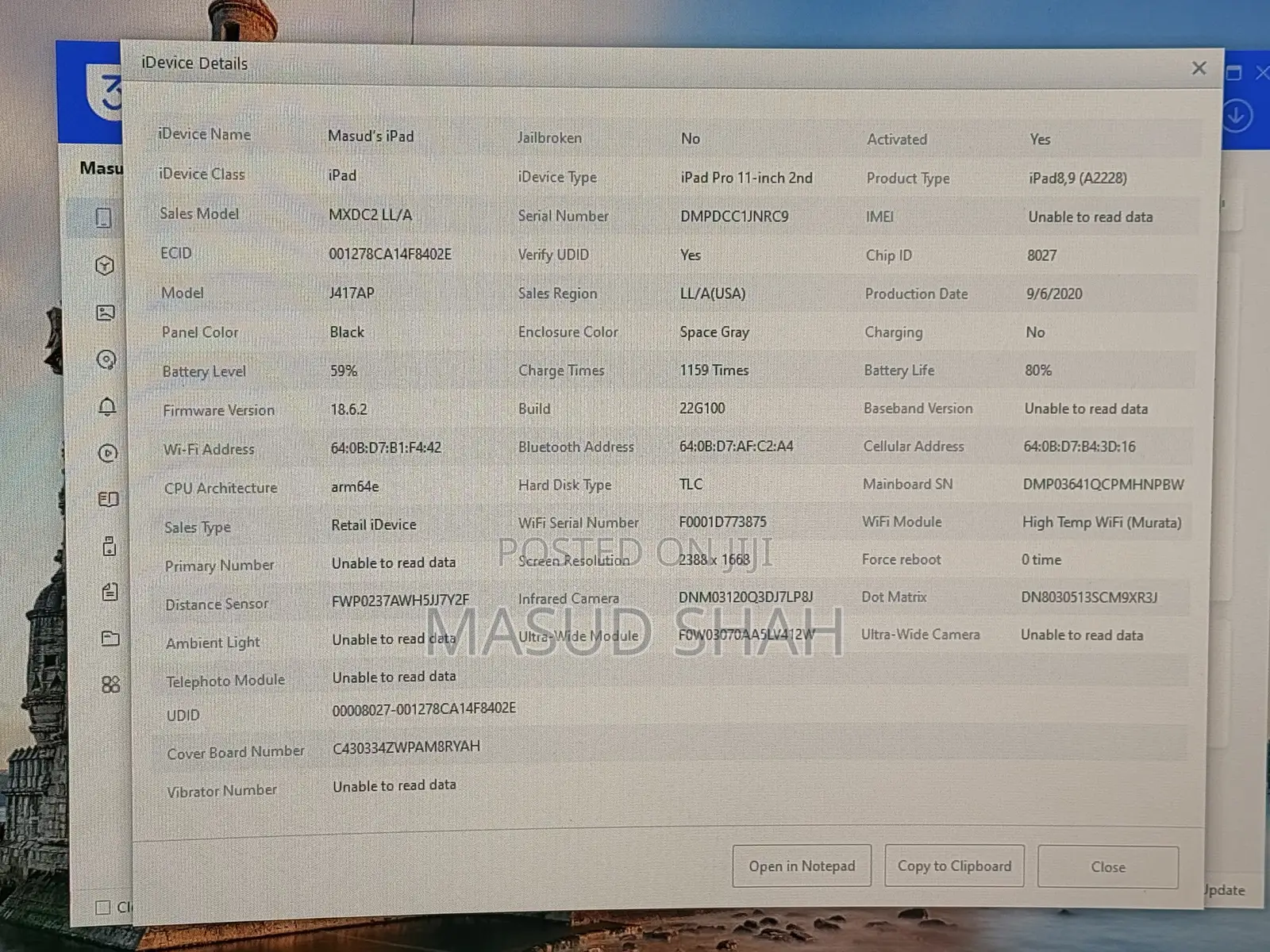 Apple iPad Pro 11 (2020) 256 GB Gray