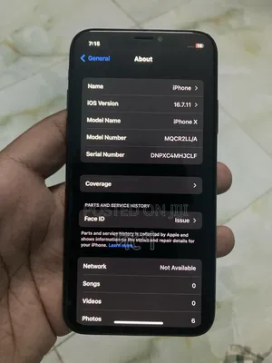 Apple iPhone X 64 GB Black