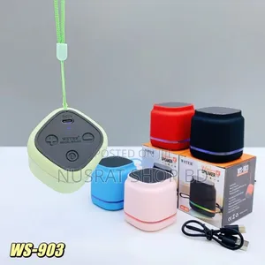 Photo - Wster Ws-903 Colorful Lighting Mini Wireless Speaker
Code : 10559