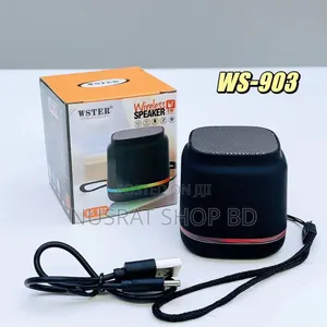Wster Ws-903 Colorful Lighting Mini Wireless Speaker
Code : 10559