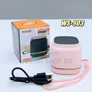 Wster Ws-903 Colorful Lighting Mini Wireless Speaker
Code : 10559
