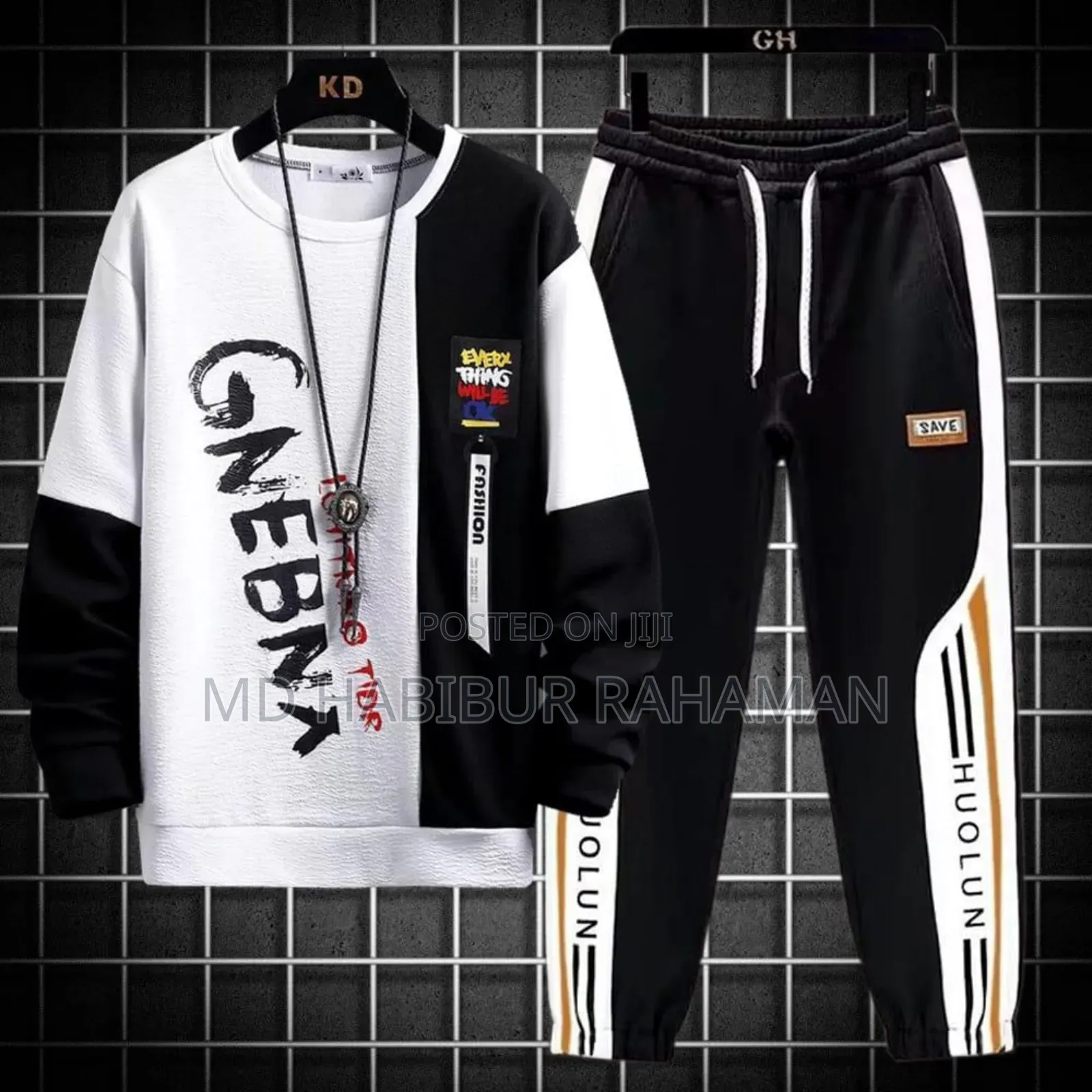 Sublimation Printed T-Shirt and Trouser Combo