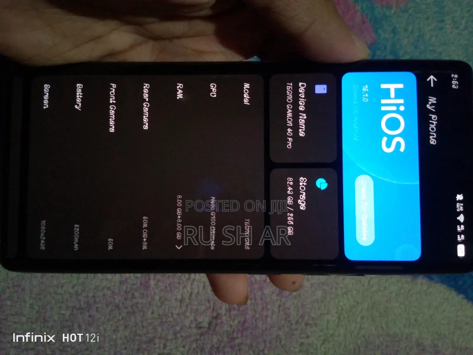 Tecno Camon 40 Pro 256 GB Black