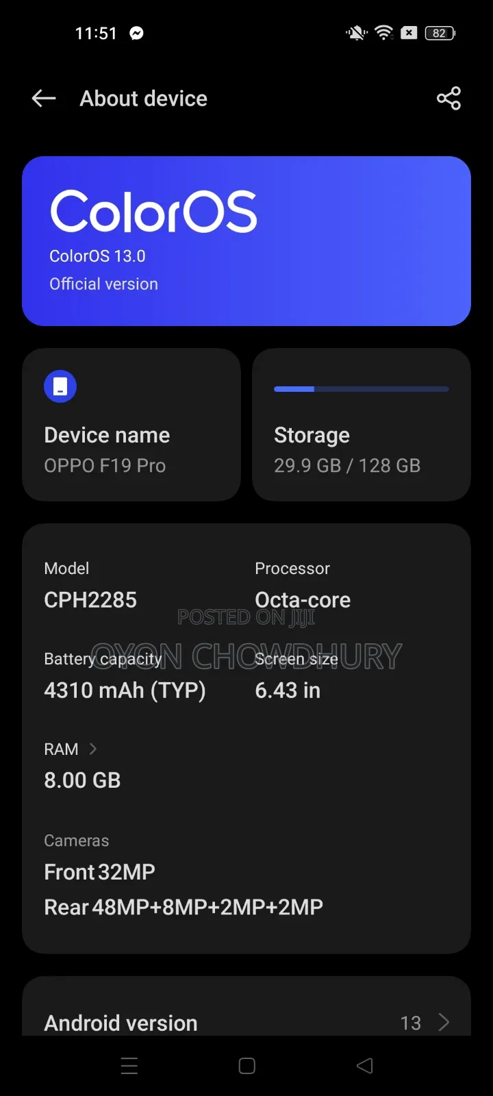 Oppo F1 16 GB