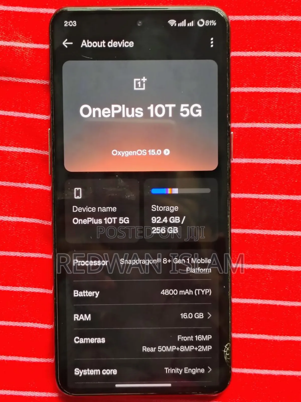 OnePlus 10T 256 GB Black