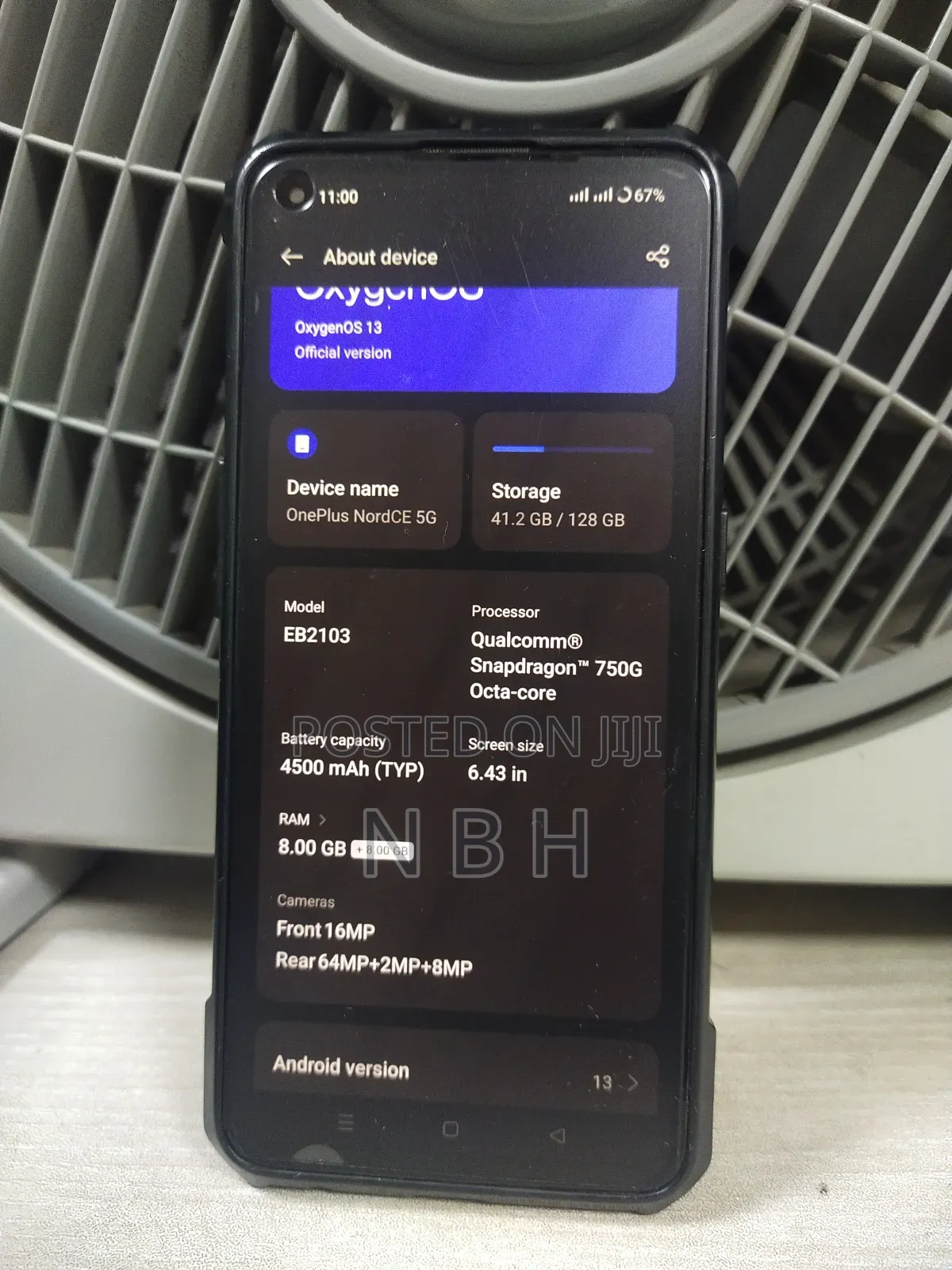 OnePlus Nord CE 5G 128 GB Black