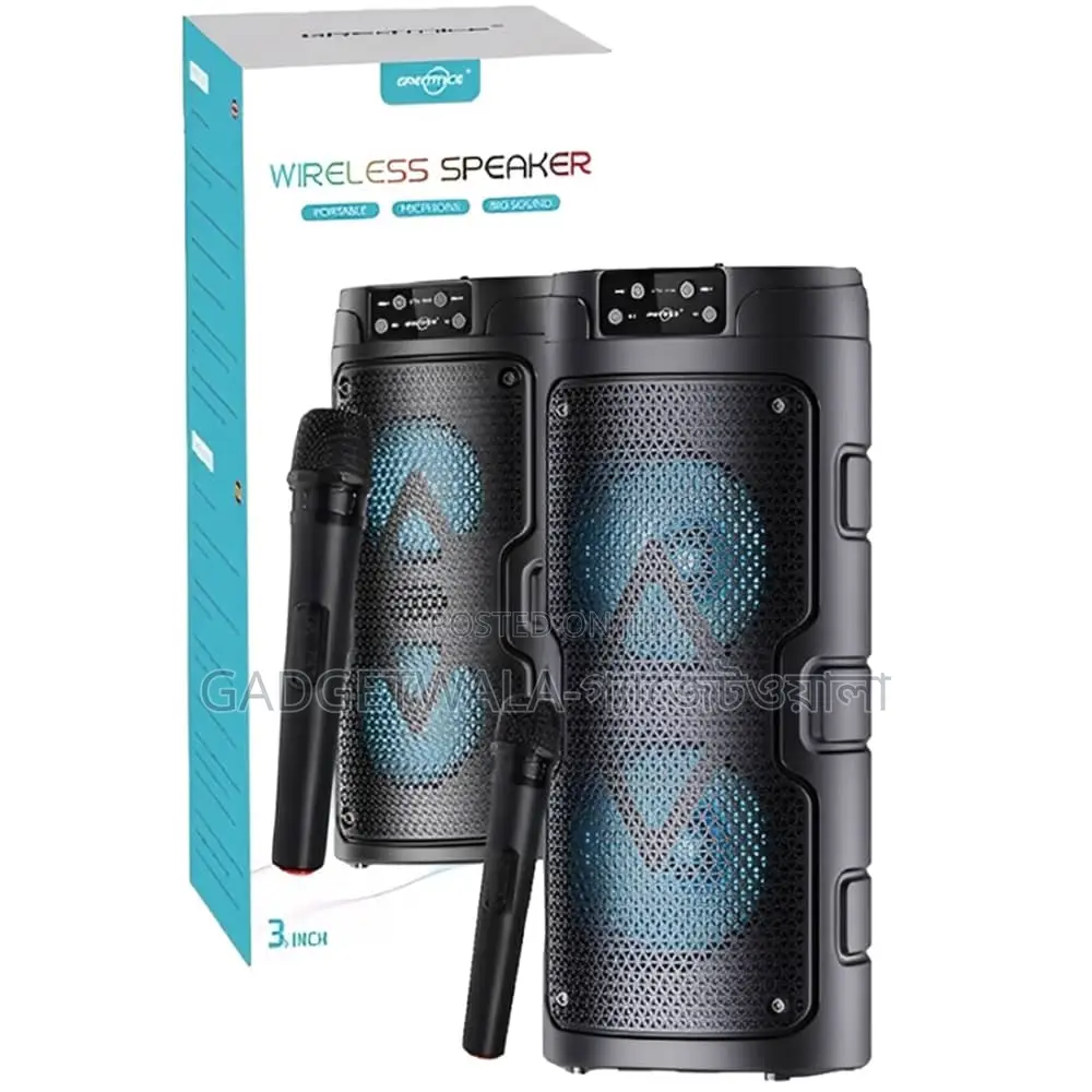GTS-1926 Rechargeable Speaker With Wireless Microphone