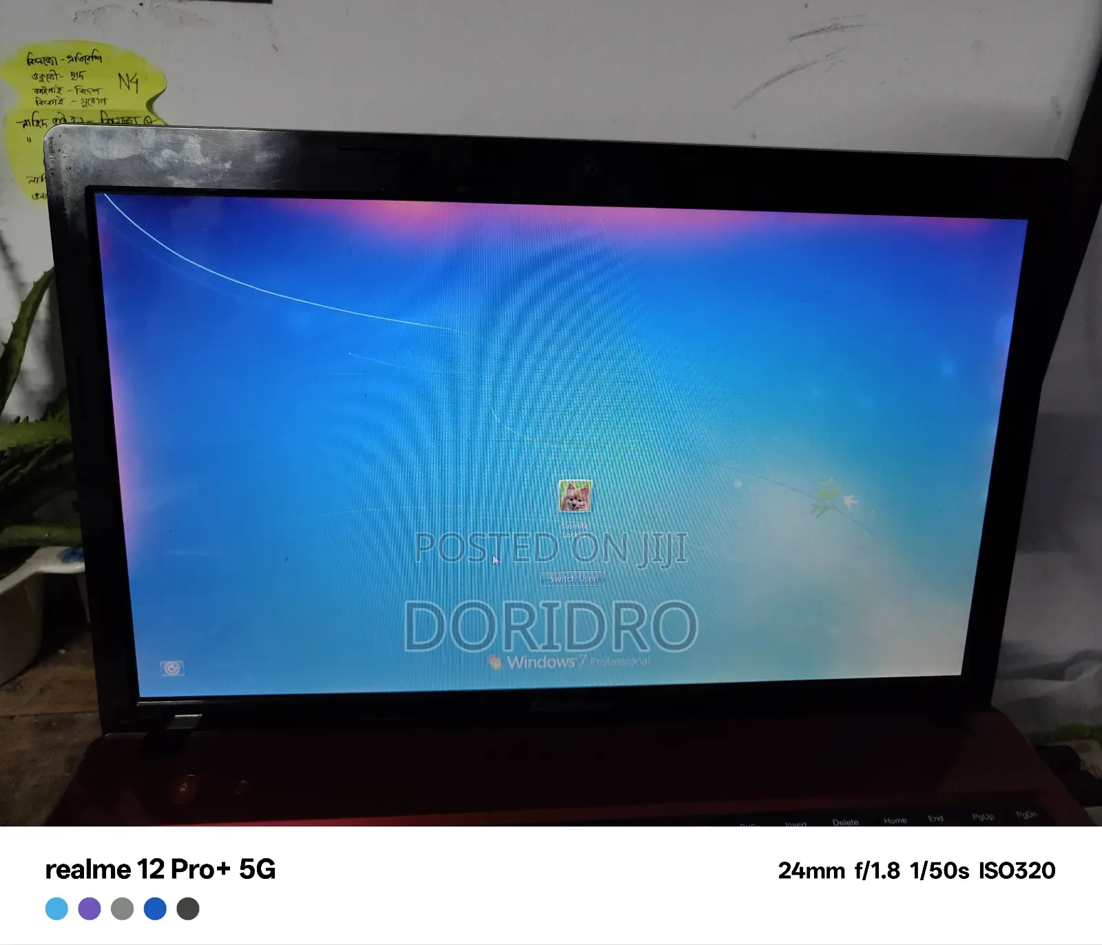 Laptop Lenovo G580 4GB Intel Core I3 HDD 500GB