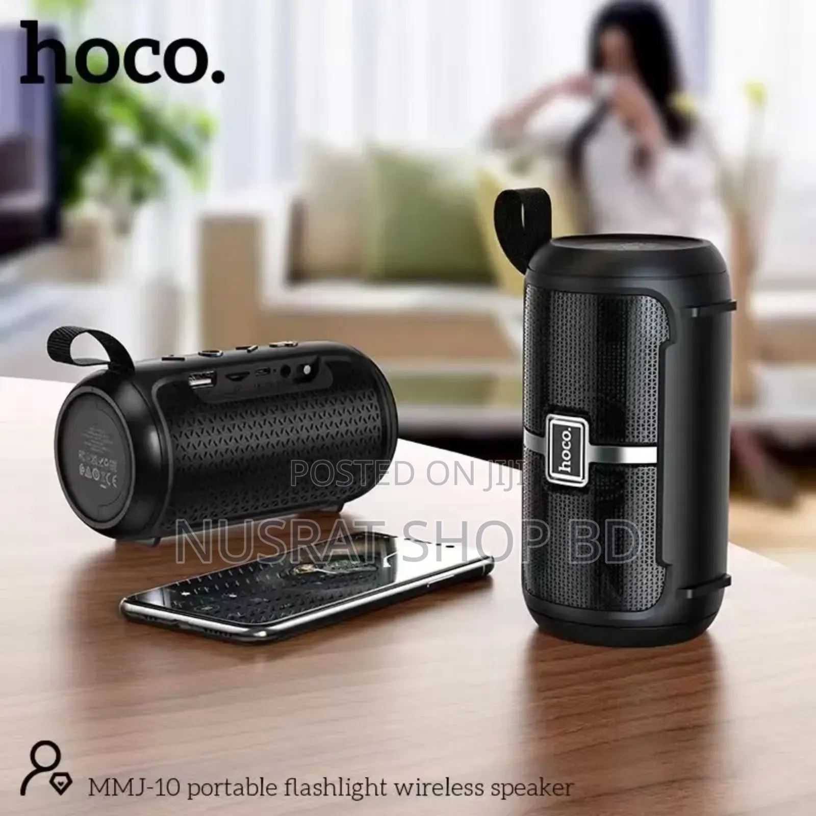 Hoco Mmj10 Wireless Speaker Tf, Usb Fm
Code : 10537