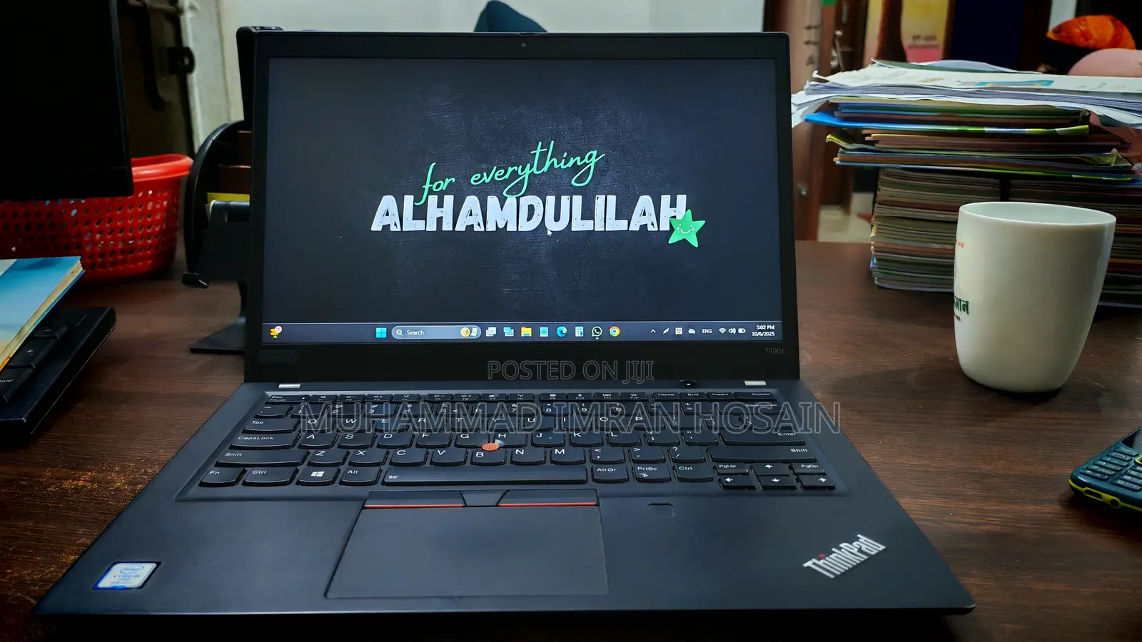 Laptop Lenovo Thinkpad T490s 16GB Intel Core I5 SSD 256GB