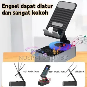 Photo - Kisonli M-1 Wireless Folding Bracket RGB Bluetooth Speaker
Code : 9577