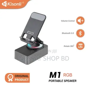Kisonli M-1 Wireless Folding Bracket RGB Bluetooth Speaker
Code : 9577