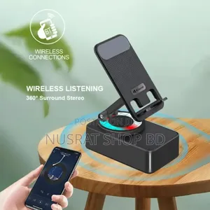 Kisonli M-1 Wireless Folding Bracket RGB Bluetooth Speaker
Code : 9577