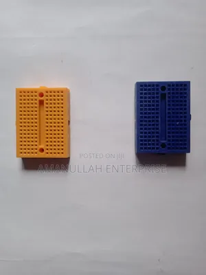 Mini Breadboard, Which Is A Reusable Used For Electronic Circuits.