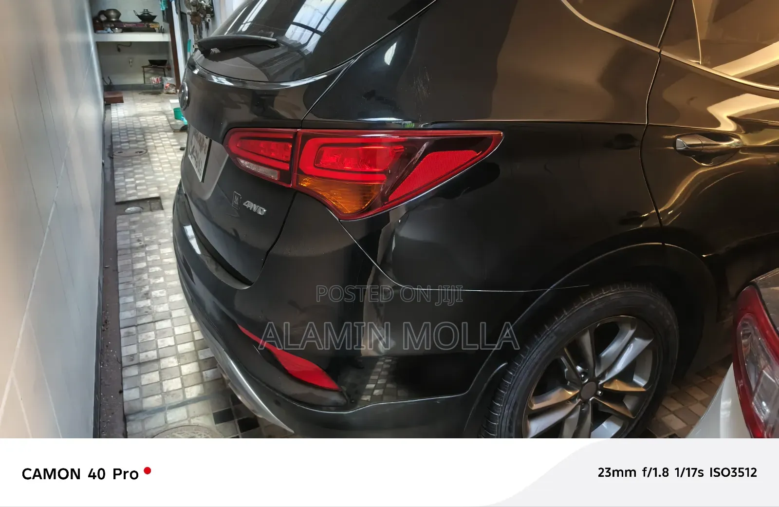 Hyundai Santa Fe Limited AWD 2016 Black