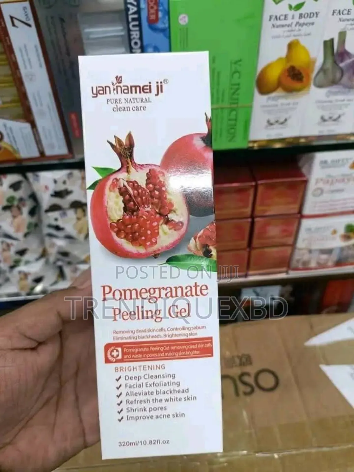 Pomegranate Peeling Gel – Deep Cleansing Brightening Formula