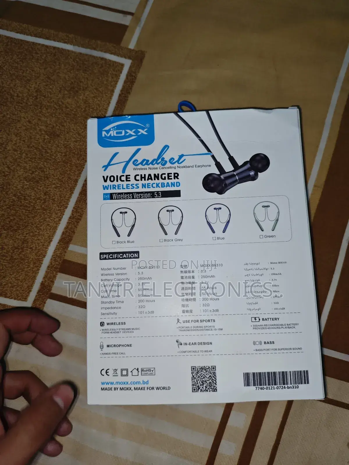 Moxx Neckband Voice Changer Wireless Neckband