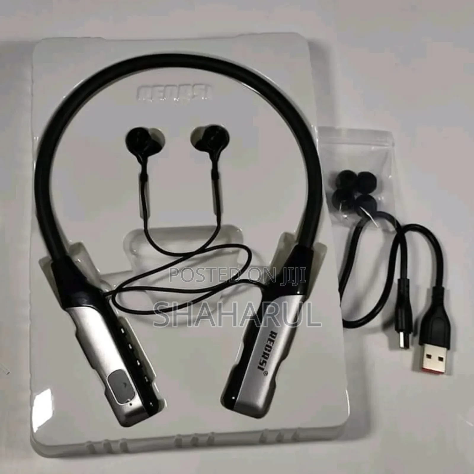 Recrsi Wireless Neckband Bluetooth Earphone (Re-Ny060)