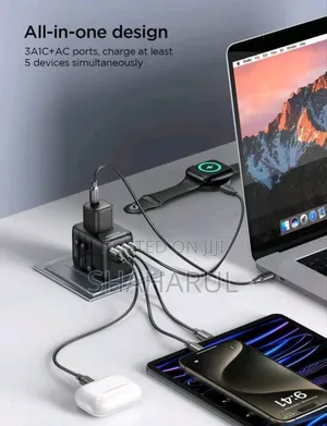 Photo - Ghdbbb. Joyroom Jr-Tcw01 17w Universal Travel Adapter 