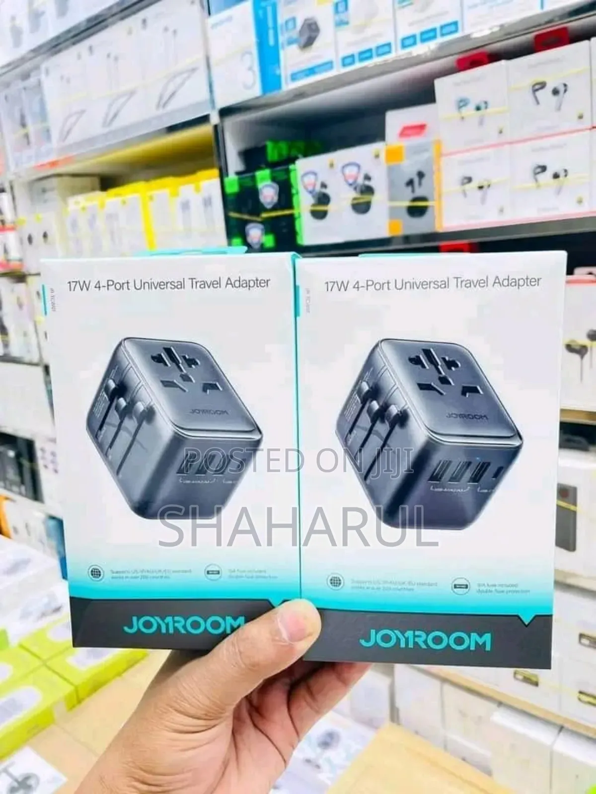 Ghdbbb. Joyroom Jr-Tcw01 17w Universal Travel Adapter 