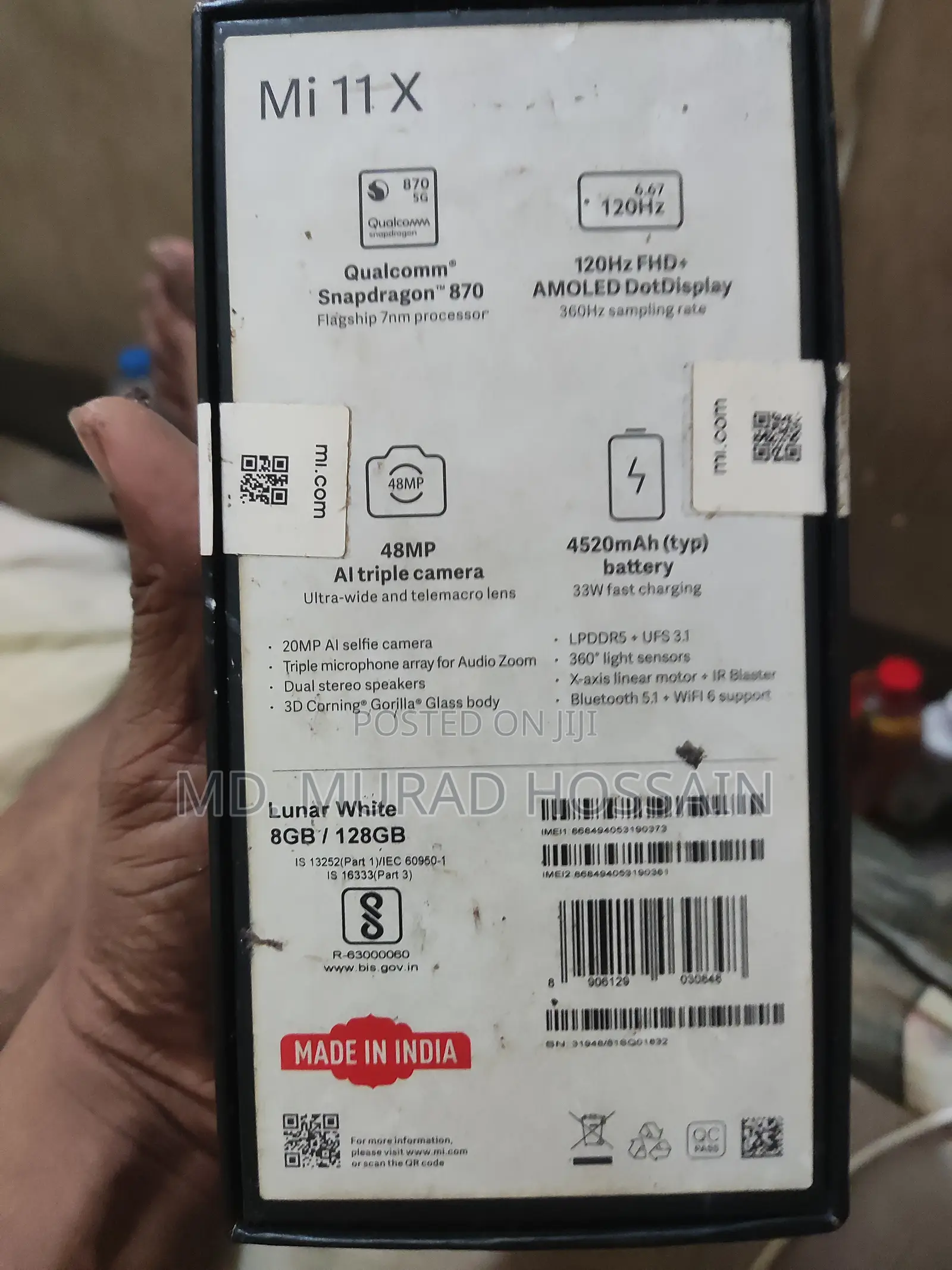 Xiaomi Mi 11X 128 GB White