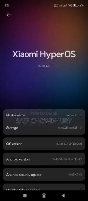 Xiaomi Redmi 13 128 GB Blue