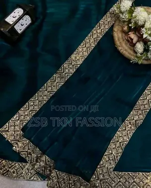 Samu Silk With Embroidery Lais Work Saree +Blouse Update Collection