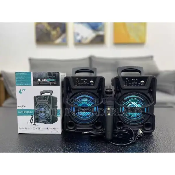 GTS-1637 Bluetooth Speaker With Mic