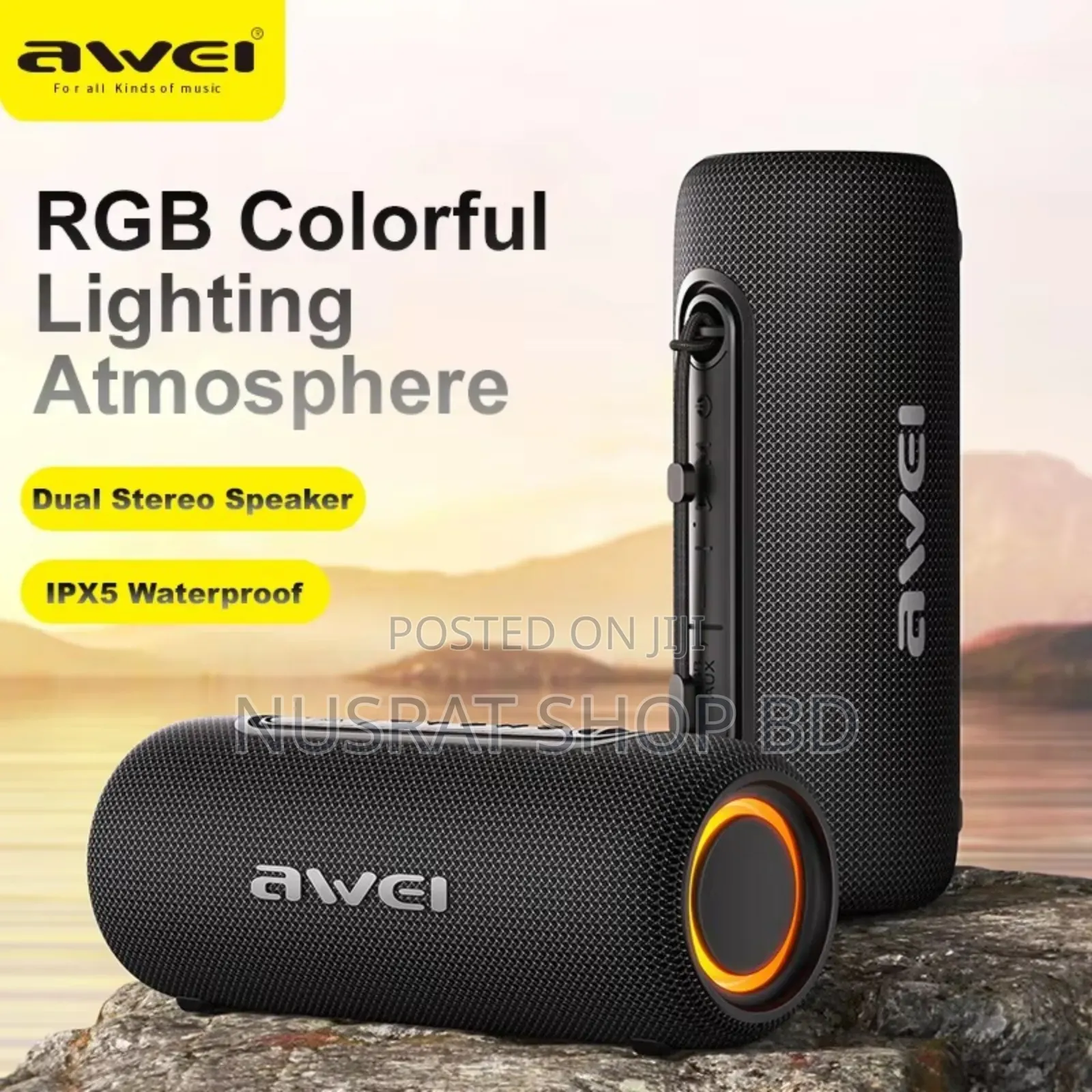 Awei Ka8 Bluetooth Dual Speaker Stereo Speaker 
Code : 8666