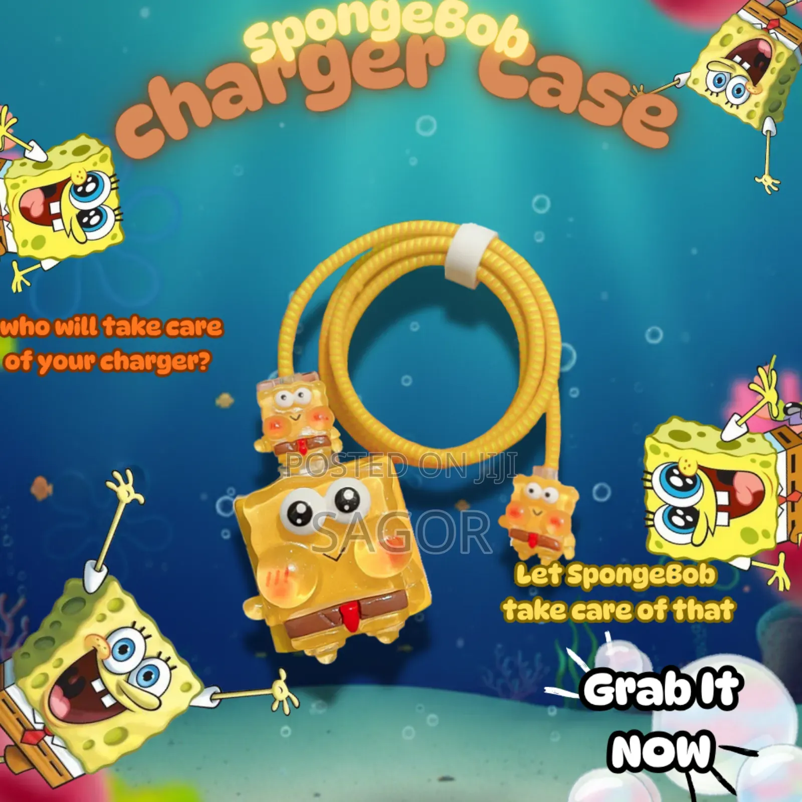 Spongebob Charger Case