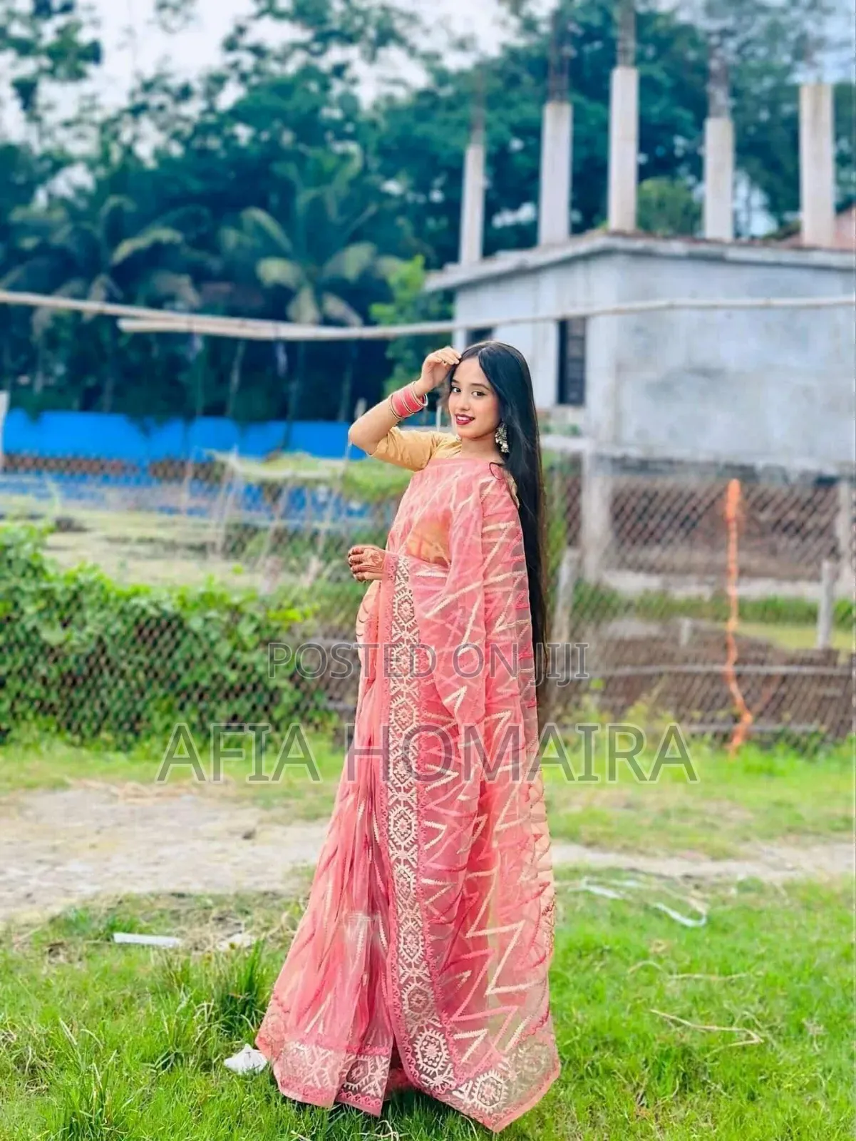 Maslin Organza With Premium Quality Embroidery Work