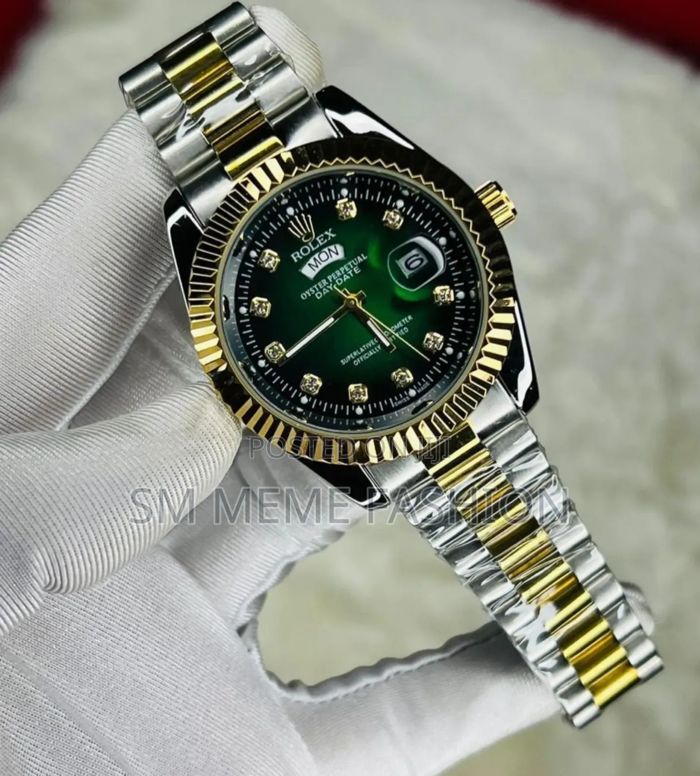 Women Rolex Watch
Code: RLX Watch T Stone White