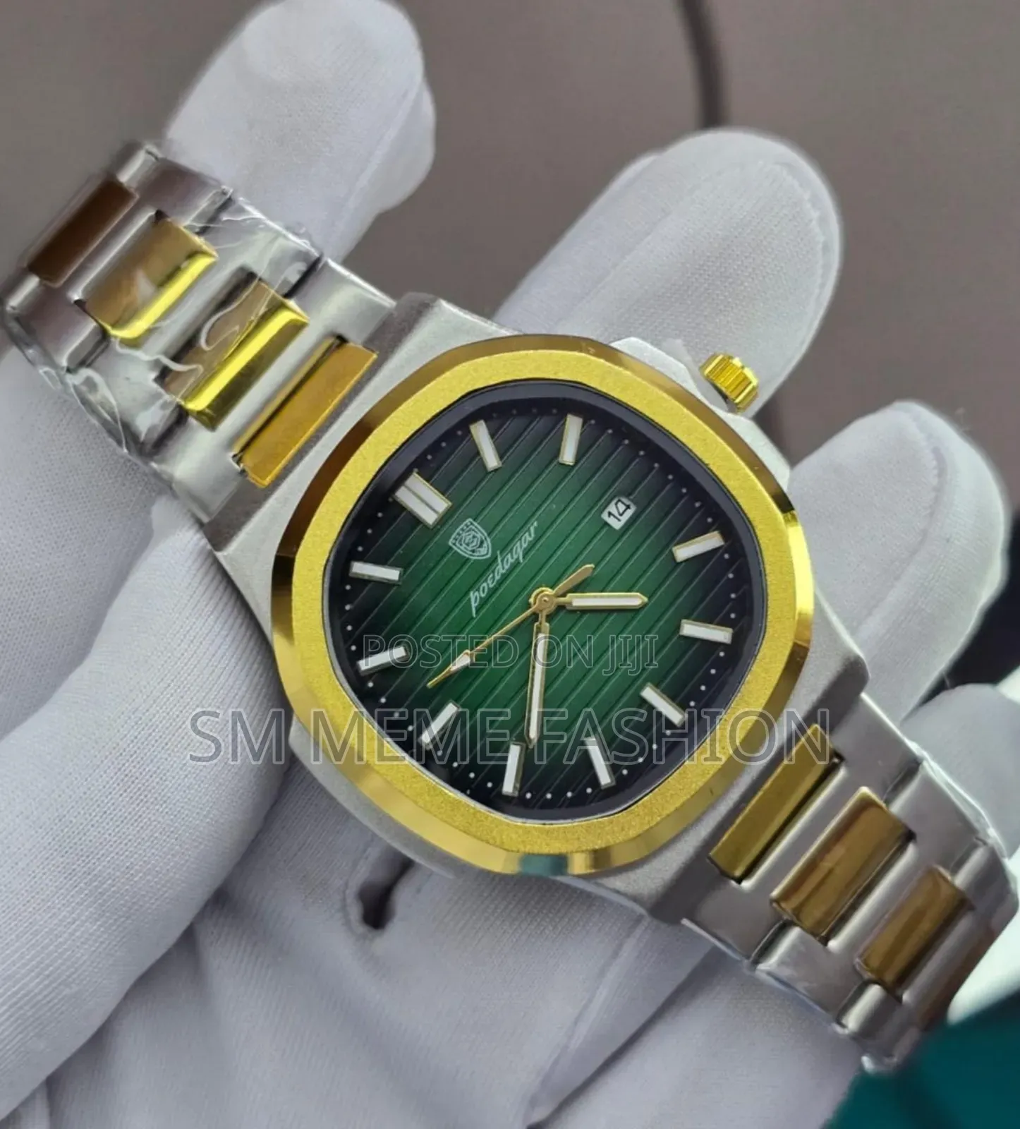 Poedagar 789 Luxury Square Watch for Men Waterproof Luminous