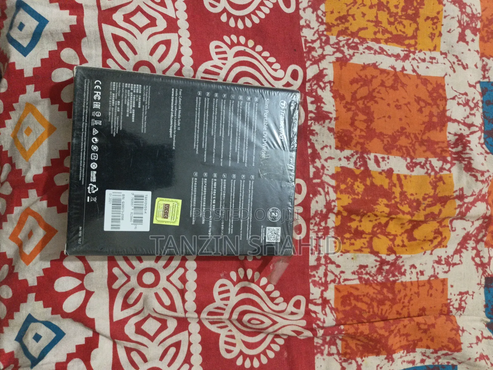 Transcend Slim Portable DVD Writer