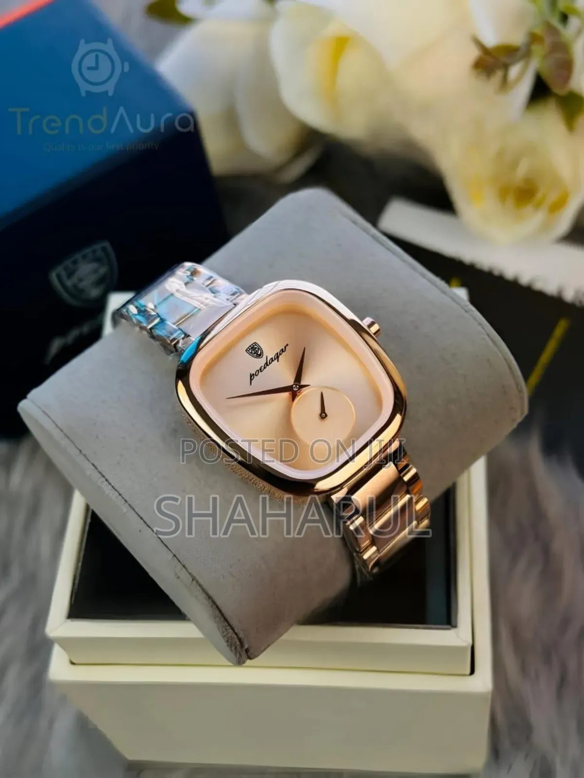 Poedagar 783 New Ladies Watch Special Stainless Steel (ওয়াটারপ্রুফ)