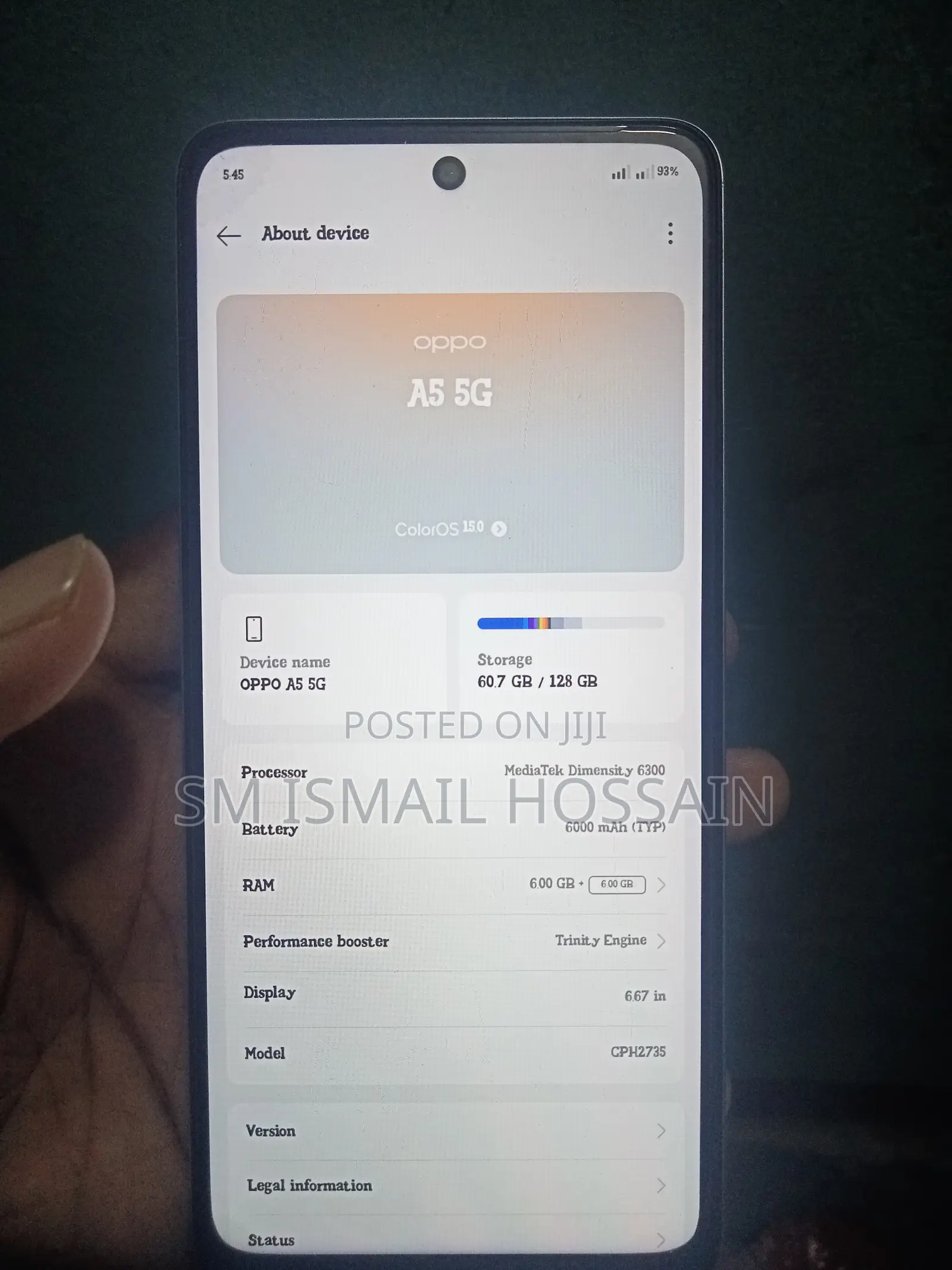 Oppo A5 Pro 128 GB Silver