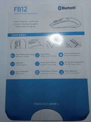 Bluetooth Mouse Fb-12.