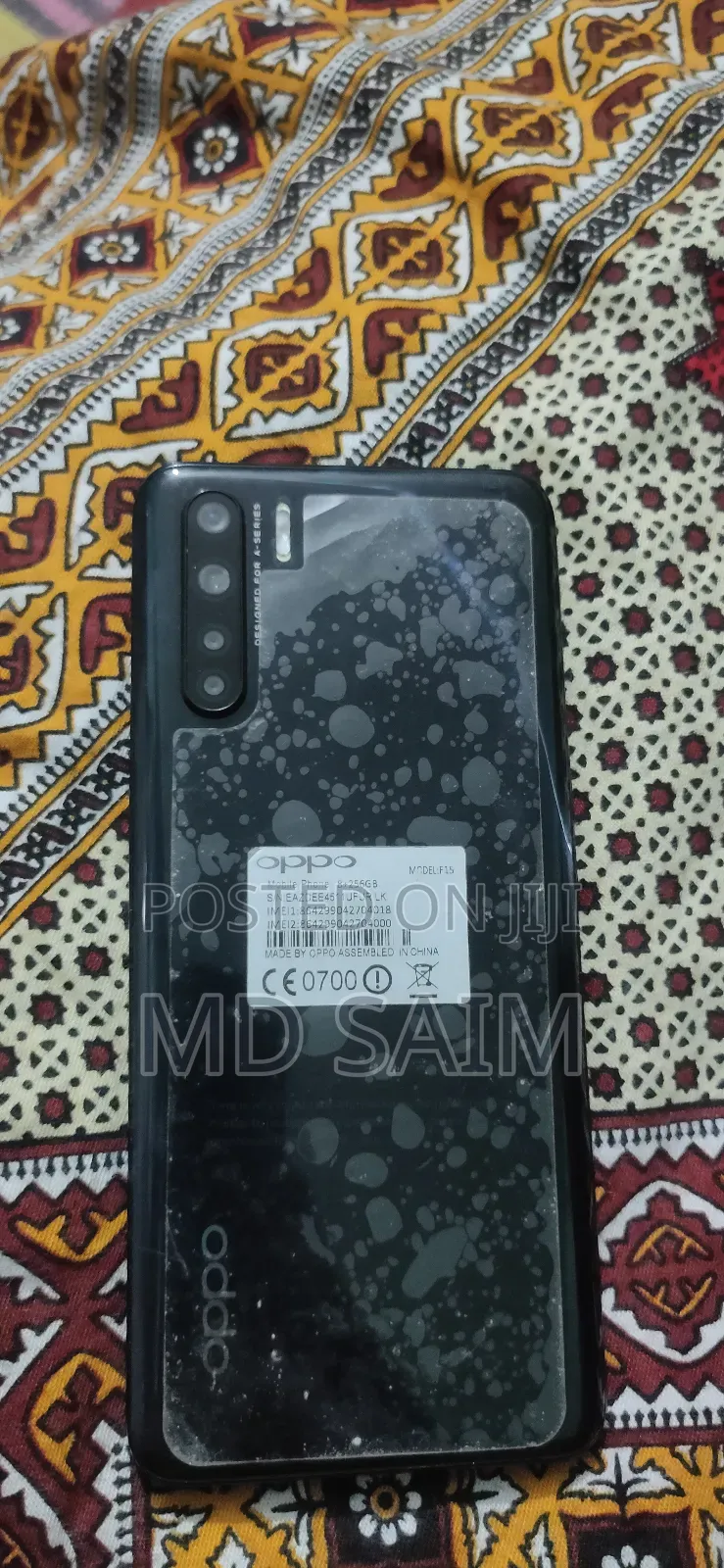 Oppo F15 256 GB Black