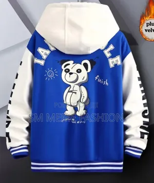 Amvosh Print Button Hoodie