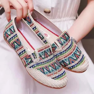“Colorful Handcrafted Women’S Flat Shoes – Stylish Comfortable Sho