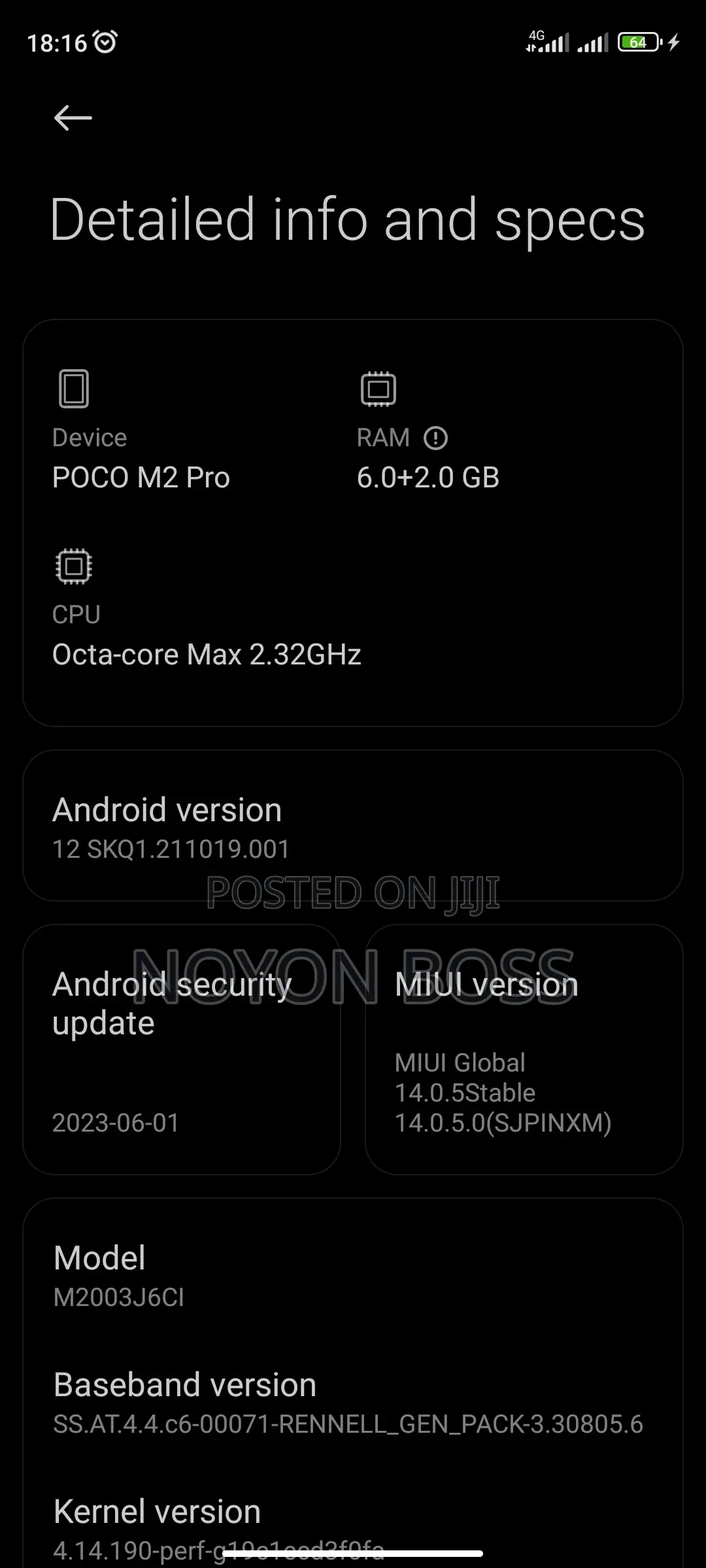 Xiaomi Poco M2 Pro 128 GB Blue